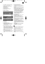 Preview for 17 page of EINHELL PROFI Silver Line PS-SB 650E Operating Instructions Manual