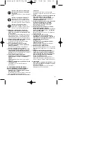 Preview for 21 page of EINHELL PROFI Silver Line PS-SB 650E Operating Instructions Manual