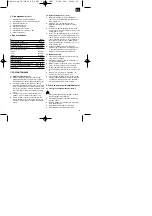 Preview for 27 page of EINHELL PROFI Silver Line PS-SB 650E Operating Instructions Manual