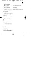 Preview for 29 page of EINHELL PROFI Silver Line PS-SB 650E Operating Instructions Manual