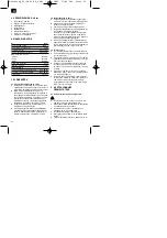 Preview for 32 page of EINHELL PROFI Silver Line PS-SB 650E Operating Instructions Manual