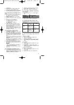 Preview for 33 page of EINHELL PROFI Silver Line PS-SB 650E Operating Instructions Manual