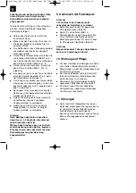 Предварительный просмотр 10 страницы Einhell Royal 34.016.50 Original Operating Instructions