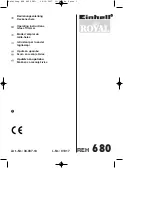 Einhell Royal 34.037.10 Operating Instructions Manual предпросмотр