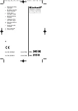 Предварительный просмотр 3 страницы Einhell Royal 34.330.62 Operating Instructions Manual