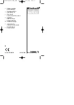 Предварительный просмотр 1 страницы Einhell Royal 34.360.00 Operating Instructions Manual
