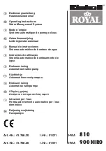 Предварительный просмотр 1 страницы Einhell Royal 41.766.20 Operating Instructions Manual