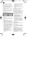 Preview for 12 page of Einhell Royal MSB 34 Operating Instructions Manual