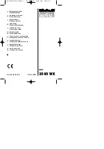 Preview for 3 page of Einhell Royal REK 2040 WK Operating Instructions Manual