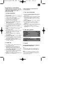 Предварительный просмотр 9 страницы EINHELL 01012 Operating Instructions Manual