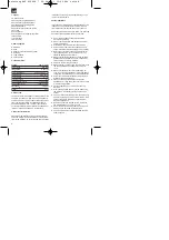 Предварительный просмотр 8 страницы EINHELL 01012 Operating Manual