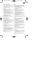 Предварительный просмотр 9 страницы EINHELL 01012 Operating Manual