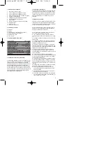 Предварительный просмотр 11 страницы EINHELL 01012 Operating Manual