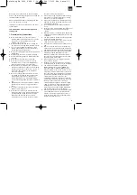 Preview for 15 page of EINHELL 01022 Operating Instructions Manual