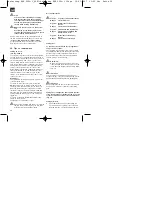 Предварительный просмотр 20 страницы EINHELL 01024 Operating Instructions Manual