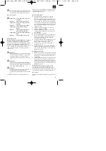 Предварительный просмотр 29 страницы EINHELL 01024 Operating Instructions Manual