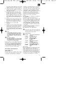 Предварительный просмотр 37 страницы EINHELL 01024 Operating Instructions Manual