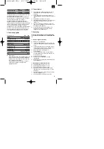 Preview for 45 page of EINHELL 01025 Operating Instructions Manual