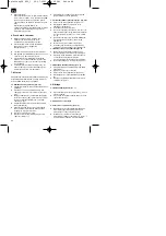 Preview for 64 page of EINHELL 01025 Operating Instructions Manual