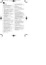 Preview for 70 page of EINHELL 01025 Operating Instructions Manual