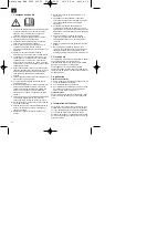 Preview for 10 page of EINHELL 01033 Operating Instructions Manual