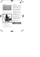 Preview for 19 page of EINHELL 01033 Operating Instructions Manual