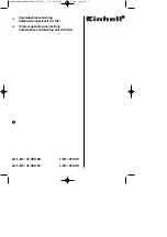 Preview for 1 page of EINHELL 01039 Original Operating Instructions