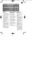 Предварительный просмотр 5 страницы EINHELL 01067 Operating Instructions Manual