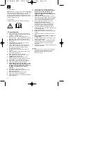 Preview for 34 page of EINHELL 10.231.10 Operating Instructions Manual