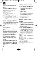 Предварительный просмотр 8 страницы EINHELL 10.891.22 Original Operating Instructions