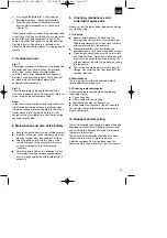 Предварительный просмотр 13 страницы EINHELL 10.891.22 Original Operating Instructions