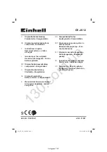 Предварительный просмотр 2 страницы EINHELL 10.915.21 Original Operating Instructions