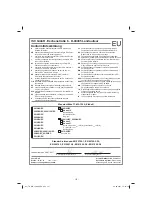 Предварительный просмотр 137 страницы EINHELL 11037 Original Operating Instructions