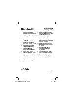 Предварительный просмотр 1 страницы EINHELL 11067 Original Operating Instructions