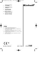 EINHELL 15.441.21 Operating Instructions Manual предпросмотр