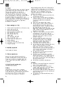 Предварительный просмотр 28 страницы EINHELL 15.441.21 Operating Instructions Manual