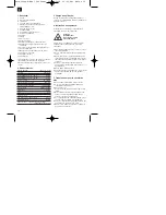 Preview for 16 page of EINHELL 1500-Laser Operating Instructions Manual