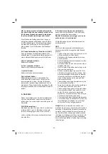 Preview for 62 page of EINHELL 20.933.20 Original Operating Instructions