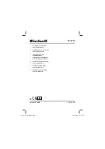 EINHELL 22.700.85 Original Operating Instructions предпросмотр