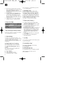 Предварительный просмотр 4 страницы EINHELL 23.385.60 Operating Instructions Manual