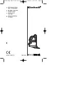 EINHELL 23.421.53 Operating Instructions Manual предпросмотр