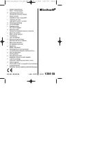 Предварительный просмотр 1 страницы EINHELL 23.423.00 Operating Instructions Manual