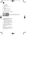 Preview for 8 page of EINHELL 23.520.10 Operating Instructions Manual