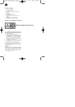 Preview for 8 page of EINHELL 23.520.12 Operating Instructions Manual