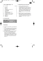 Preview for 5 page of EINHELL 23.651.57 Operating Instructions Manual