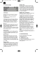 Предварительный просмотр 4 страницы EINHELL 23.651.58 Operating Instructions Manual