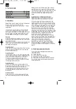 Предварительный просмотр 6 страницы EINHELL 23.651.58 Operating Instructions Manual