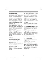 Preview for 21 page of EINHELL 2347165 Operating Instructions Manual