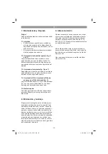 Preview for 22 page of EINHELL 2347165 Operating Instructions Manual