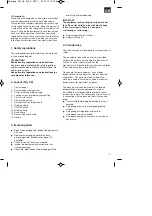 Предварительный просмотр 11 страницы EINHELL 235 E Original Operating Instructions